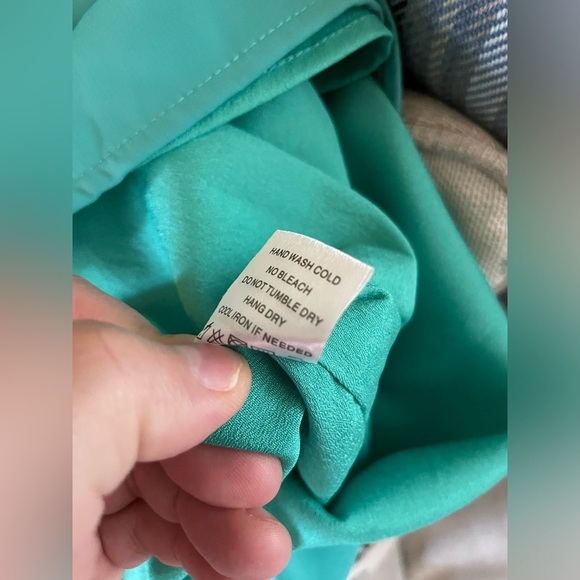 Superdown Teal Cowl Neck Mini Dress - Picture 4 of 6